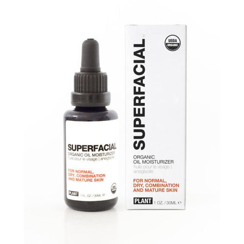 SuperFacial Organic Oil Moisturizer for Normal/Dry/Combination/Mature Skin-Moisturisers-The Beauty Editor